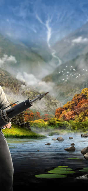 Fond iPhone Xs Far Cry 4 — iPhone 13 Mini Fundal