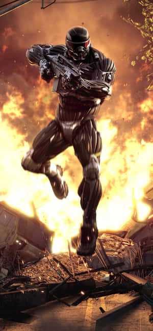 Iphone Xs Max Crysis Warhead Background — Tecno Pova Fundal