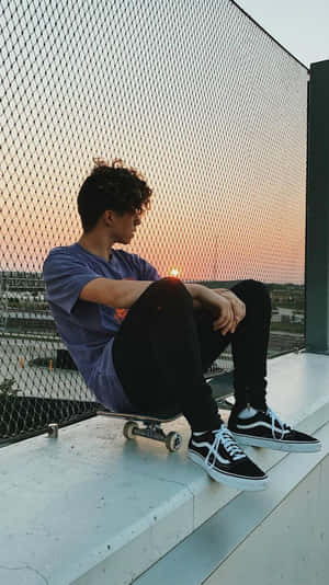 Imagini estetice cu băieți skateri — Estetică skater boy Fundal