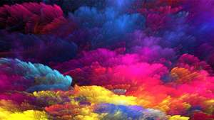 Artă curcubeu cu fum colorat. — Artă abstractă Fundal