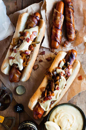 Imagini cu hot dog — Hot Dog Fundal