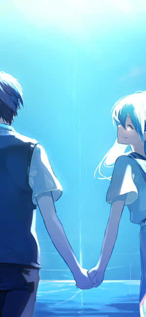 Cuplu Estetic Anime — Vivo X300 Fundal