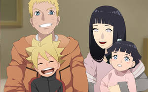 Un moment tandru între Naruto și Hinata — Naruto drăguț Fundal