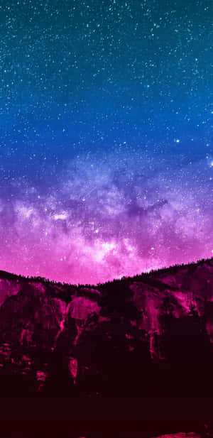 Fundal 3xl Amoled — Galaxie violetă Fundal