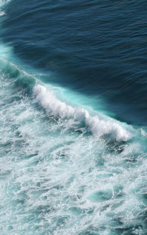Tapet Ombre Ocean Waves — Galaxy Tab S9 Fundal