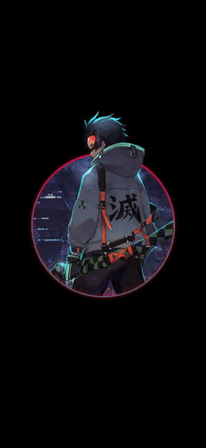 Dark Demon Slayer — Xiaomi 17 Pro Fundal