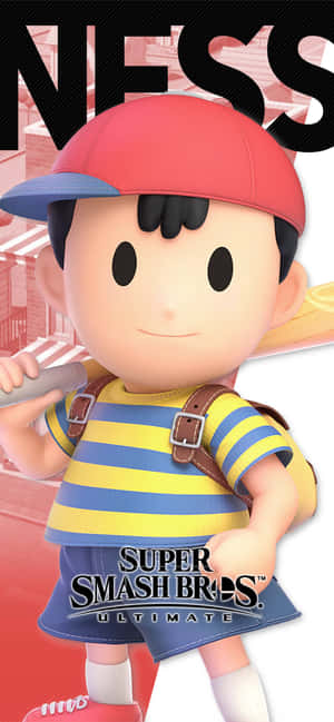 un poster pentru super smash bros ness — Moto E Fundal