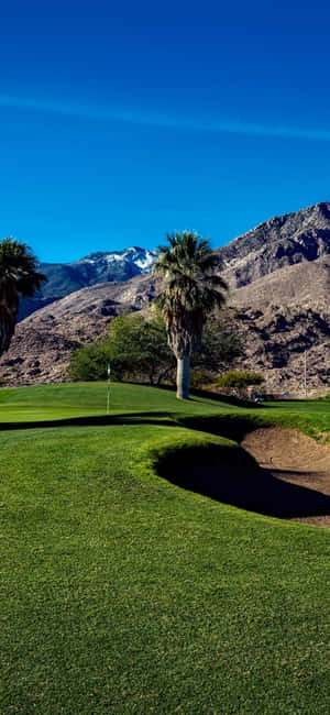 Fundal Teren de Golf Iphone X — Huawei Pura 90s Pro Max Fundal