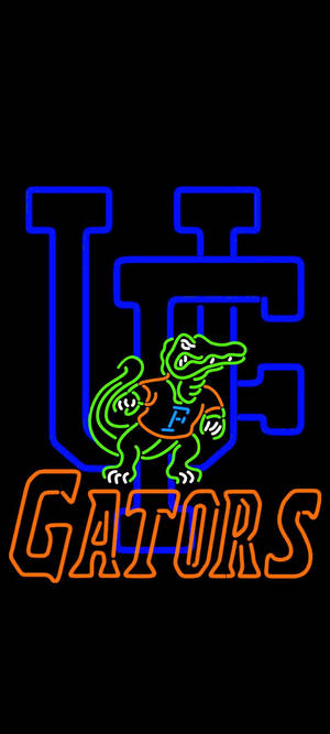 Fond de ecran University of Florida Gators Lumini Neon