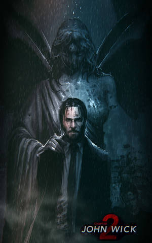 Cool HD artwork John Wick wallpaper — Galaxy Tab S10 Lite Fundal