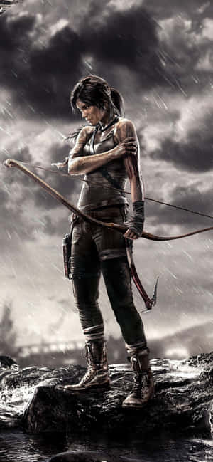 Iphone Xs Max Rise Of The Tomb Raider Fundal — iPhone 16 Fundal