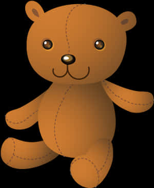 Ilustrație poster pentru bebeluși - Ursulet de plush, descărcare HD PNG — Urs drăguț Fundal