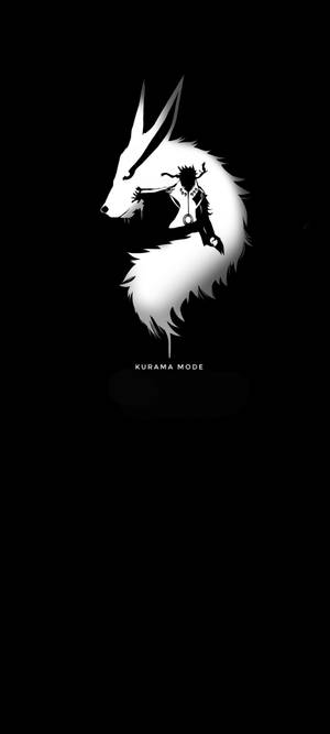 Uzumaki Naruto Negru Mod Kurama — iPhone Xs Fundal