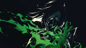 Valorant green Viper wallpaper — Verde închis Fundal