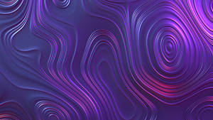 Fond de ecran Valuri abstracte ovale estetice violet — iMac Fundal