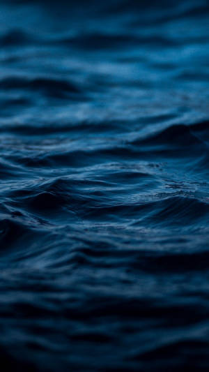 Valuri Oceanice Estetice Albastru Închis HD — Estetic albastru închis Fundal