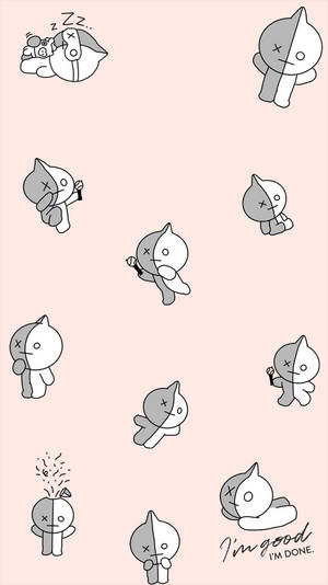 Van BT21 encantator wallpaper — 9:16 Fundal