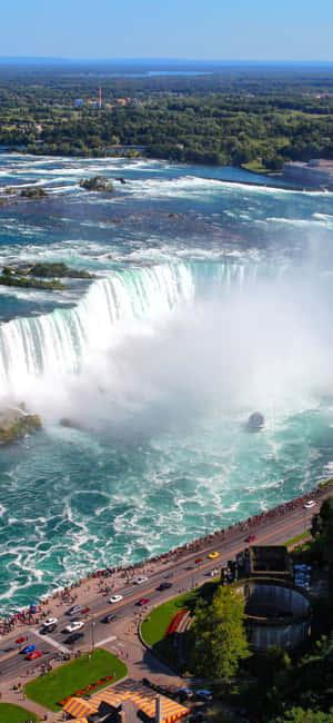 Iphone X Niagara Falls Background — Xiaomi 17 Pro Fundal