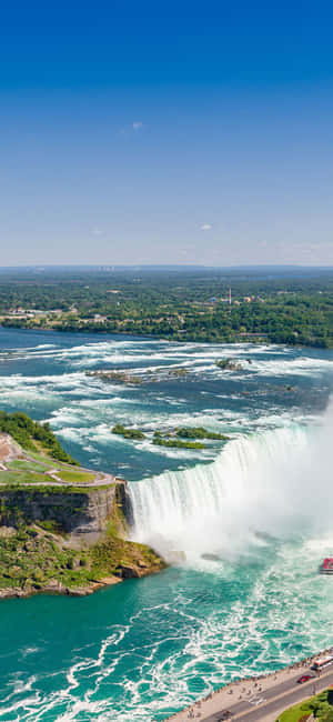 Iphone X Niagara Falls Fundal — Realme Narzo Fundal