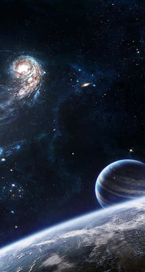 Fundal spațial galactic — Surface Fundal