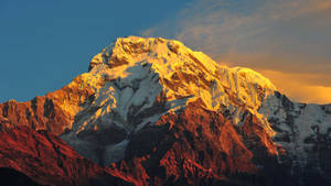 Masivul Annapurna, Himalaya, munte, wallpaper 4K.