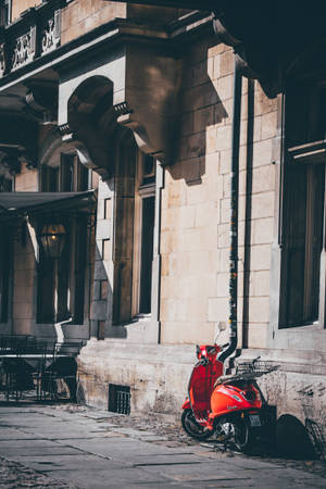 Vespa roșu — Xiaomi Pad 8 Pro Fundal
