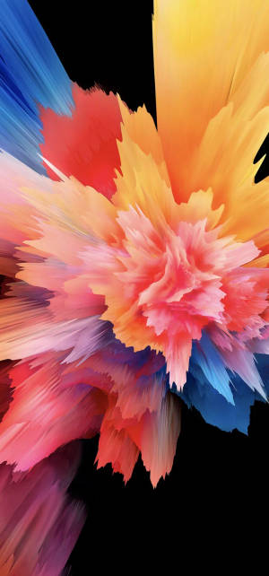 Vivo Y11 Explozie Colorată — Abstract Fundal