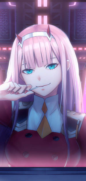 Vivo Y11 Fată Anime Cu Păr Roz — Vivo Y11 Fundal