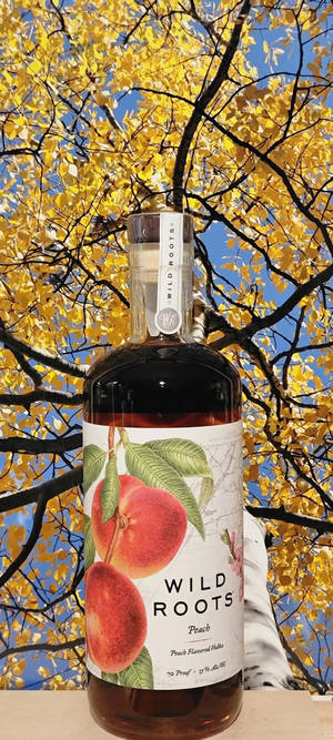 Vodca răcoritoare cu piersici de la Wild Roots — Toamnă Fundal