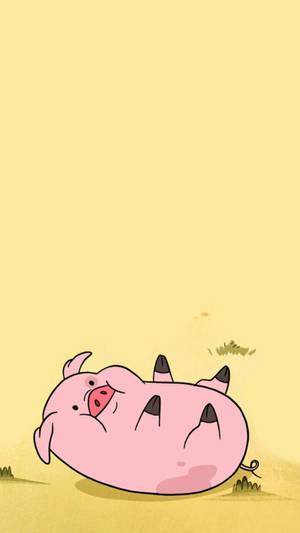Waddles Cu Sus în Jos — 9:16 Fundal