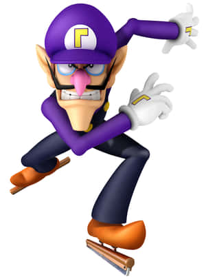 Waluigi Își Dezlănțuie Stilul Caracteristic — HMD Terra M Fundal