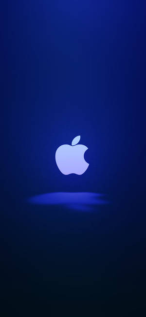 White Lit Apple Logo Iphone — iPhone 14 Pro Max Fundal