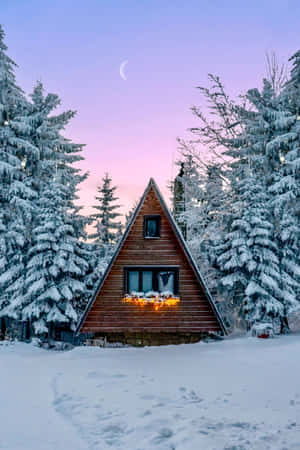 Winter Iphone Background — Vivo Pad5 Pro Fundal