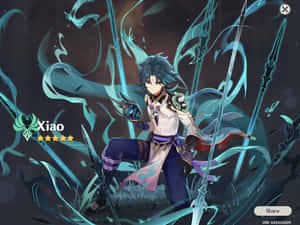 Xiao Splash Art PFP — Genshin impact GIF Fundal