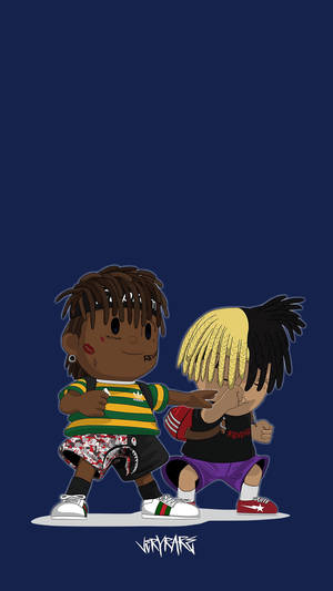 XXXTentacion și Juice Wrld Anime — Xxxtentacion Anime Fundal