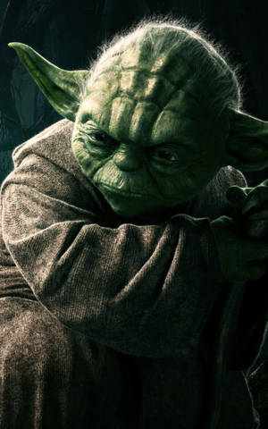 Yoda Furios Star Wars Tabletă — Moto Pad Fundal