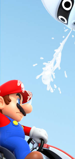 3D Galaxy S10 Plus Super Mario wallpaper — iPhone 15 Pro Max Fundal