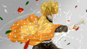 Zenitsu Inconștient Demon Slayer — Demon slayer zenitsu Fundal