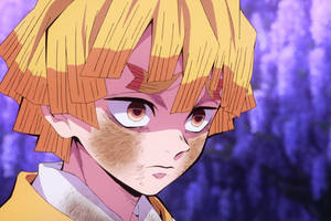 Zenitsu murdar din Demon Slayer — Demon slayer zenitsu Fundal