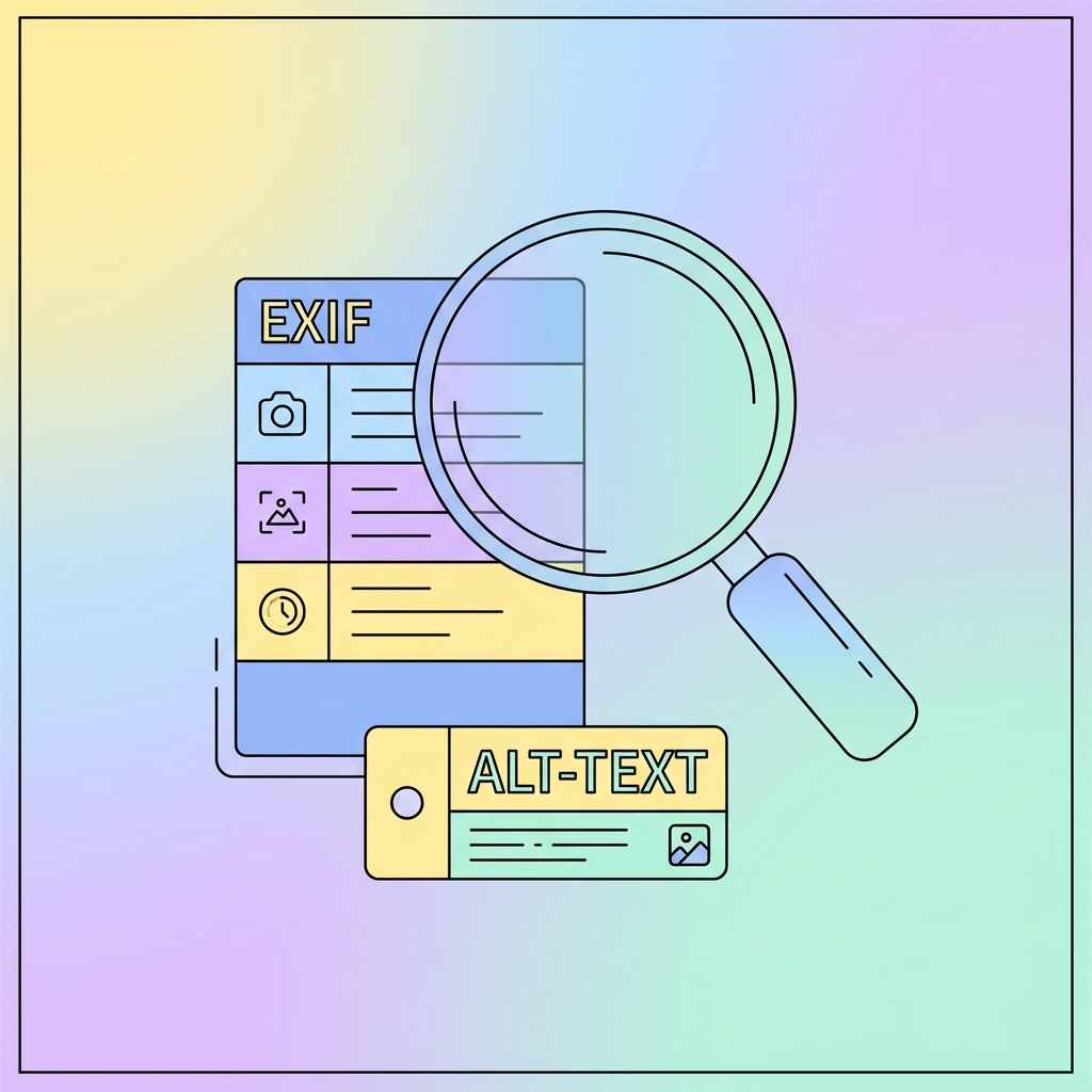 Metadate și Accesibilitate ilustrație instrumente